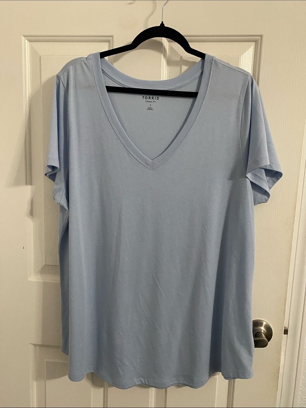 torrid Pale Blue V-Neck Tee